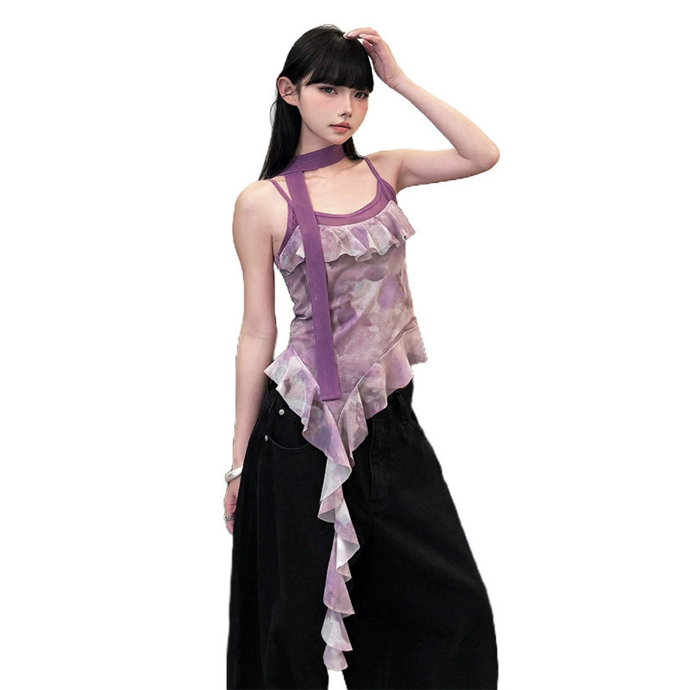 Zara Spring Ruffle Camisole Off Shoulder Top - Picture 5 of 6